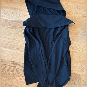 Lululemon Lightweight Black Scuba Jacket Size 6